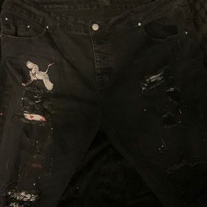 Size 36 black Amiri Jeans